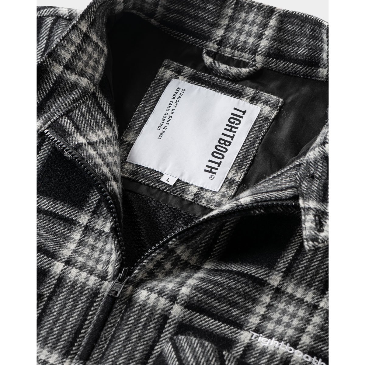 TIGHTBOOTH - PLAID FLANNEL SWING TOP - SHRED