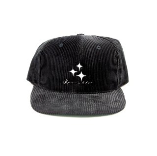 SPRINKLES SF - EMB CORDUROY CAP - Black