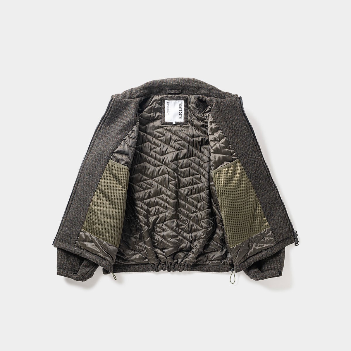 TIGHTBOOTH - TWEED PUFFY JKT - SHRED