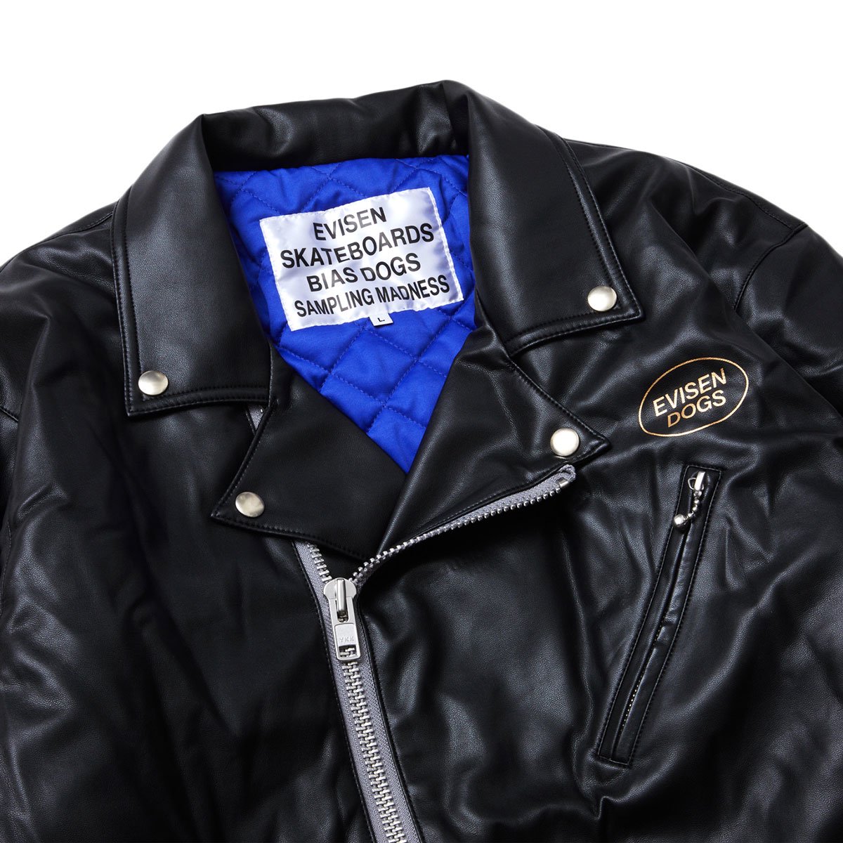 EVISEN / BIAS DOGS - Super Real LEATHER JKT - SHRED