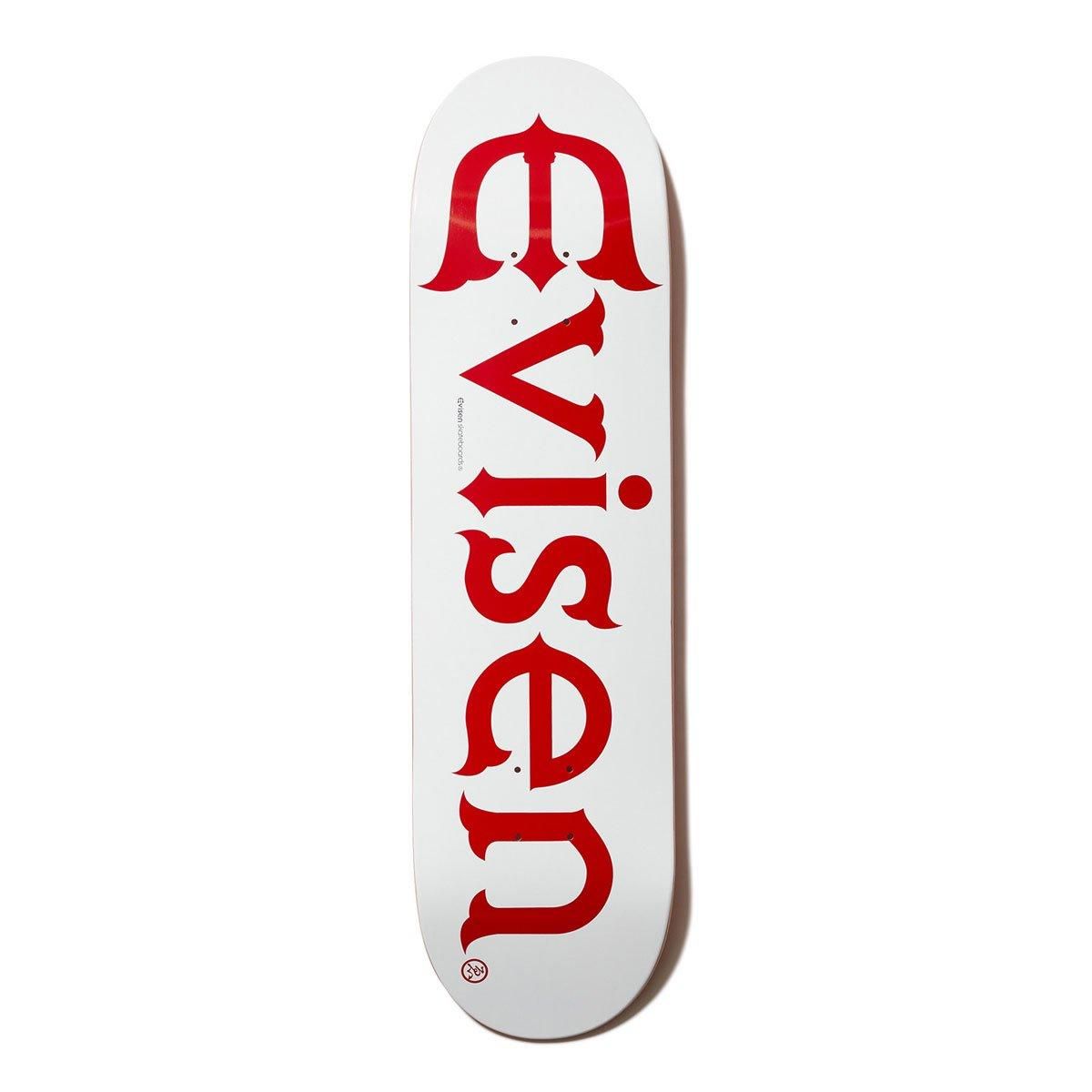 スケートボード EVISEN SKATEBOARDS / EVI-LOGO DECK 7.75 EVISEN - EVI-LOGO WHITE - 7.75
