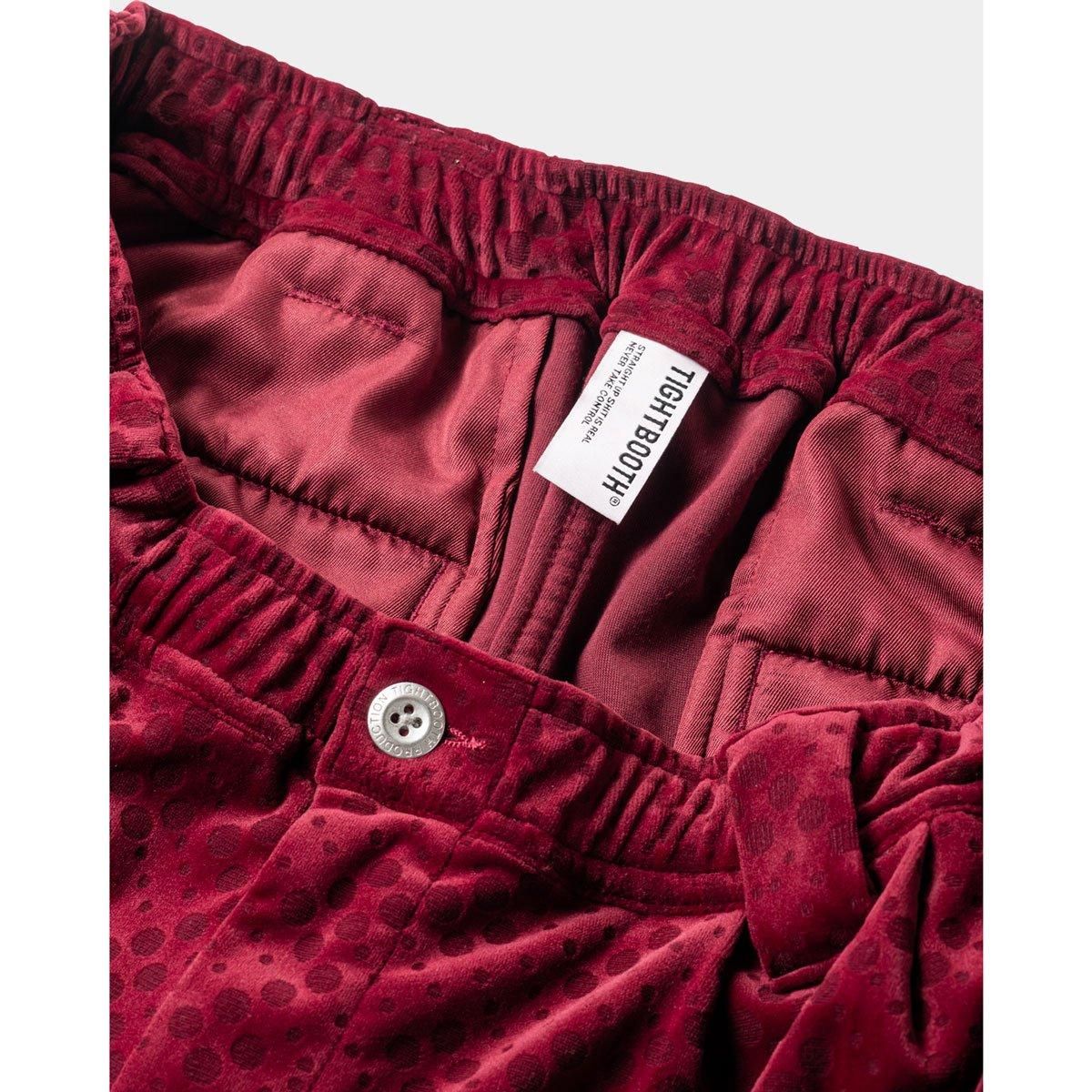 tightbooth ベロアハーフパンツ Ｌサイズ TIGHTBOOTH - DOT VELOUR BIG SHORTS - SHRED