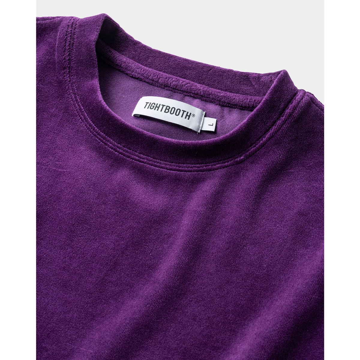 TIGHTBOOTH - VELOUR T-SHIRT - SHRED