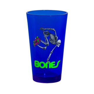 POWELL PERALTA - GLASS PINT SKATEBOARD SKELETON BLACKLIGHT