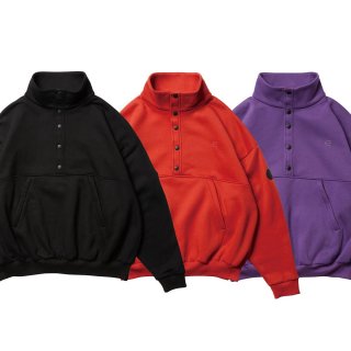 EVISEN - SNAP BUTTON STAND SWEAT TOP