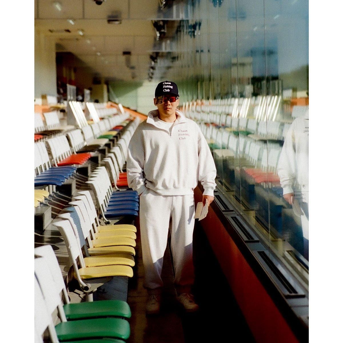 カオスフィッシングクラブ/LOGO HALF ZIP SWEAT SHIRT Chaos Fishing Club - LOGO HALF ZIP SWEAT SHIRT - SHRED