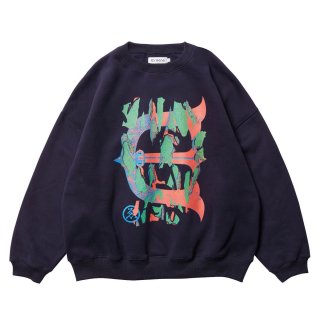 EVISEN - SKULL CAMO CREW SWEAT