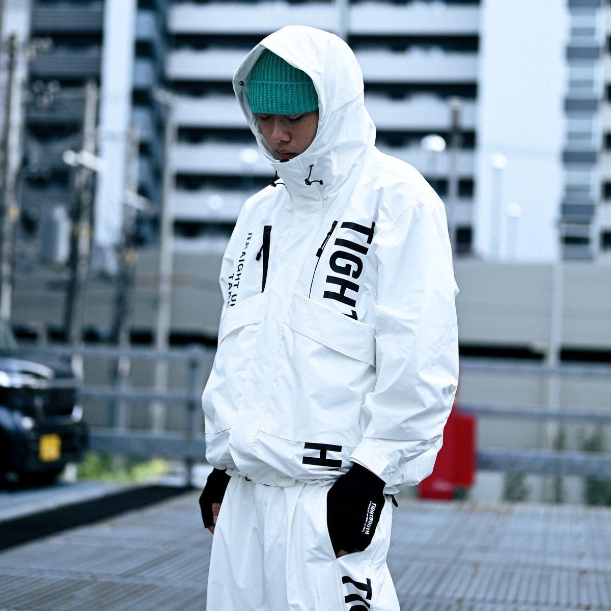 ジャケット・アウター tightbooth HOODED TACTICAL JACKET 30%OFF】TIGHTBOOTH/HOODED TACTICAL JACKET（White
