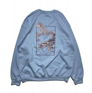 MANWHO - TATSU SWEATSHIRT - Light Blue