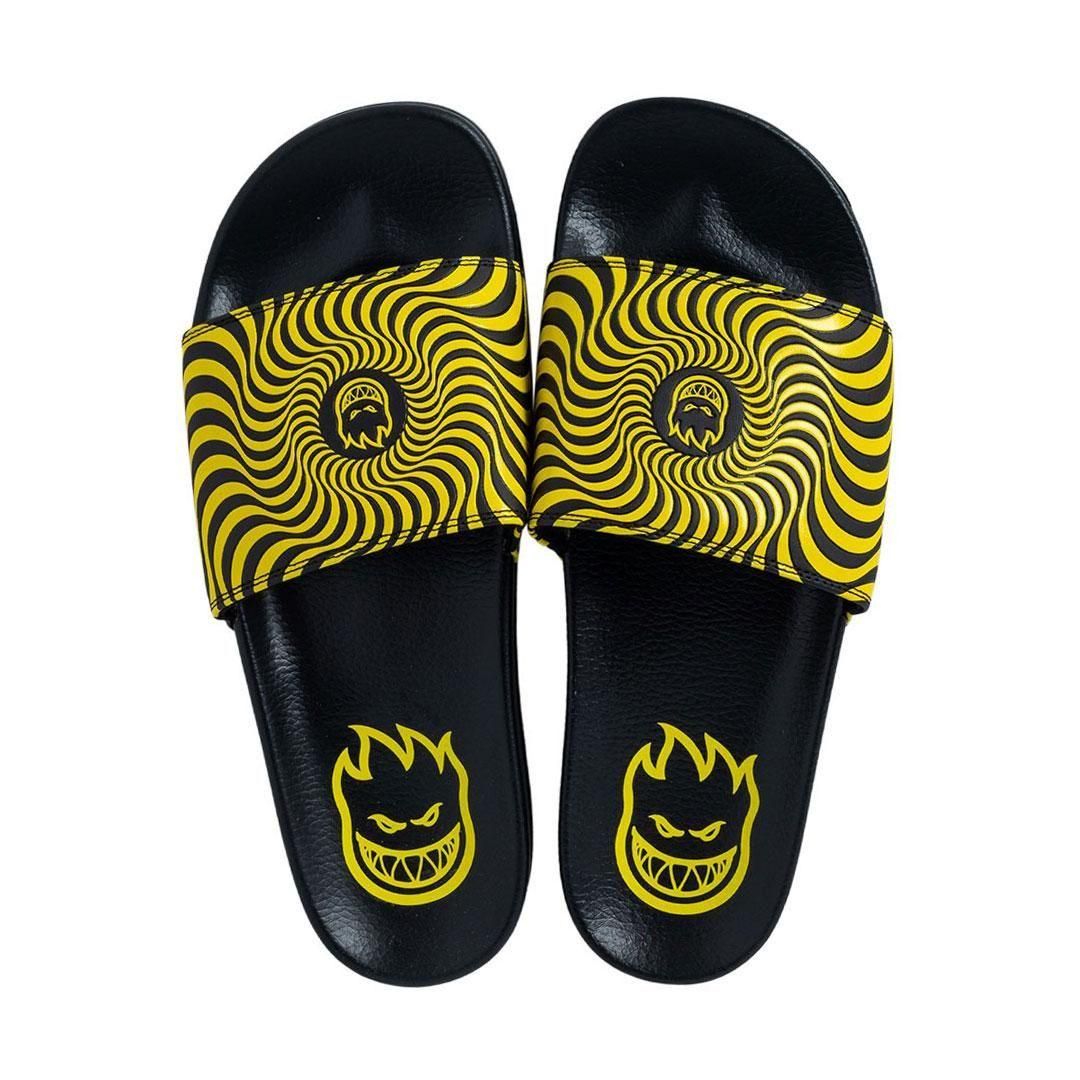 SPITFIRE - BIGHEAD SWIRL SLIDES SANDAL - Yellow - SHRED
