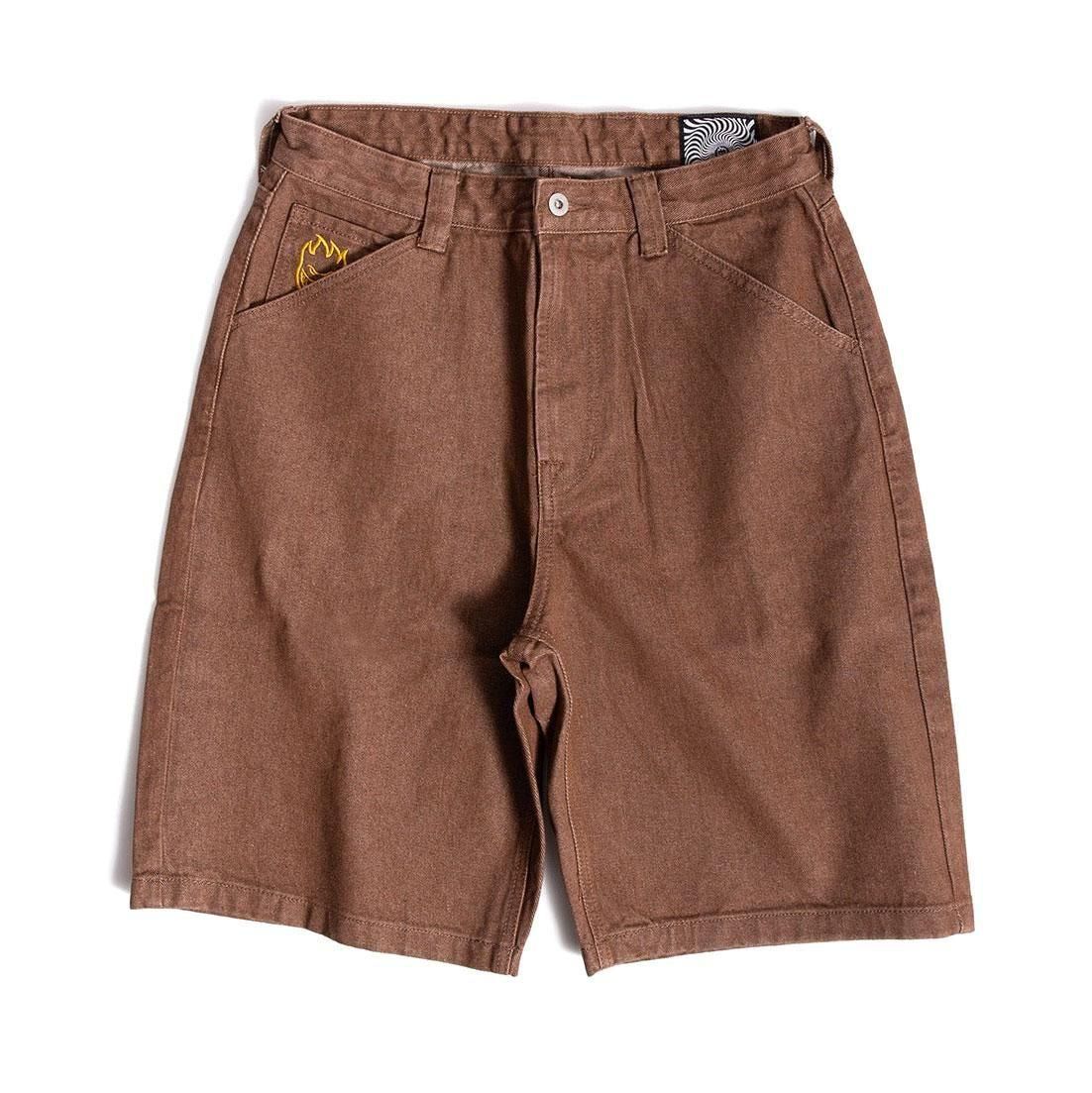 SPITFIRE - BIGHEAD CUSTOM DENIM SHORT - Brown - SHRED
