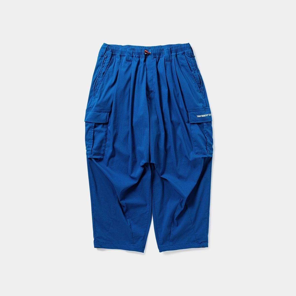 パンツ tightbooth 3 layer balloon pants XL TIGHTBOOTH - SEERSUCKER CARGO BALLOON PANTS - SHRED