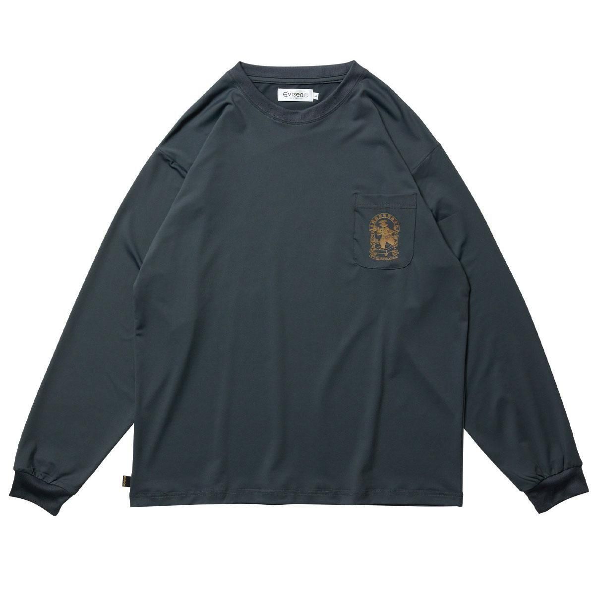 新品タグ付 TECH L/S TEE サイズL EVISEN - EMBLEM POCKET TECH LS TEE - SHRED