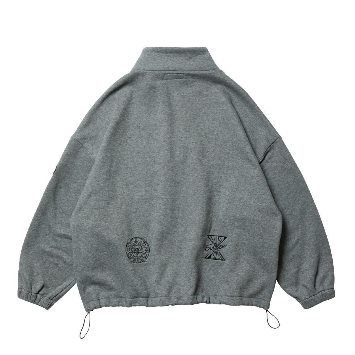 EVISEN - MIND LAND HALF ZIP SWEAT - SHRED