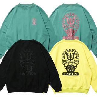 EVISEN - TIGER MATCH EMBLEM CREW SWEAT