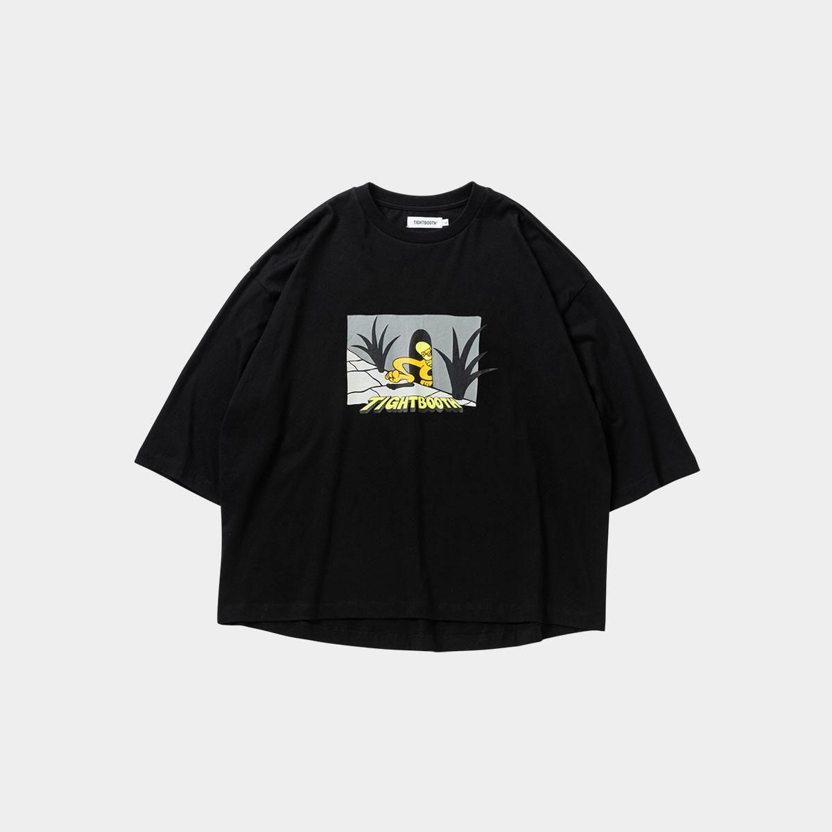 TIGHTBOOTH - BIG YELLOW 3/4 SLEEVE T-SHIRT - SHRED