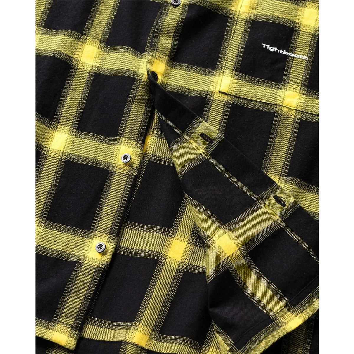 新品●今期　TIGHTBOOTH　PLAID LS SHIRT　Мサイズ　黒 TIGHTBOOTH/PLAID L/S SHIRT（Black）［チェックシャツ-25春夏