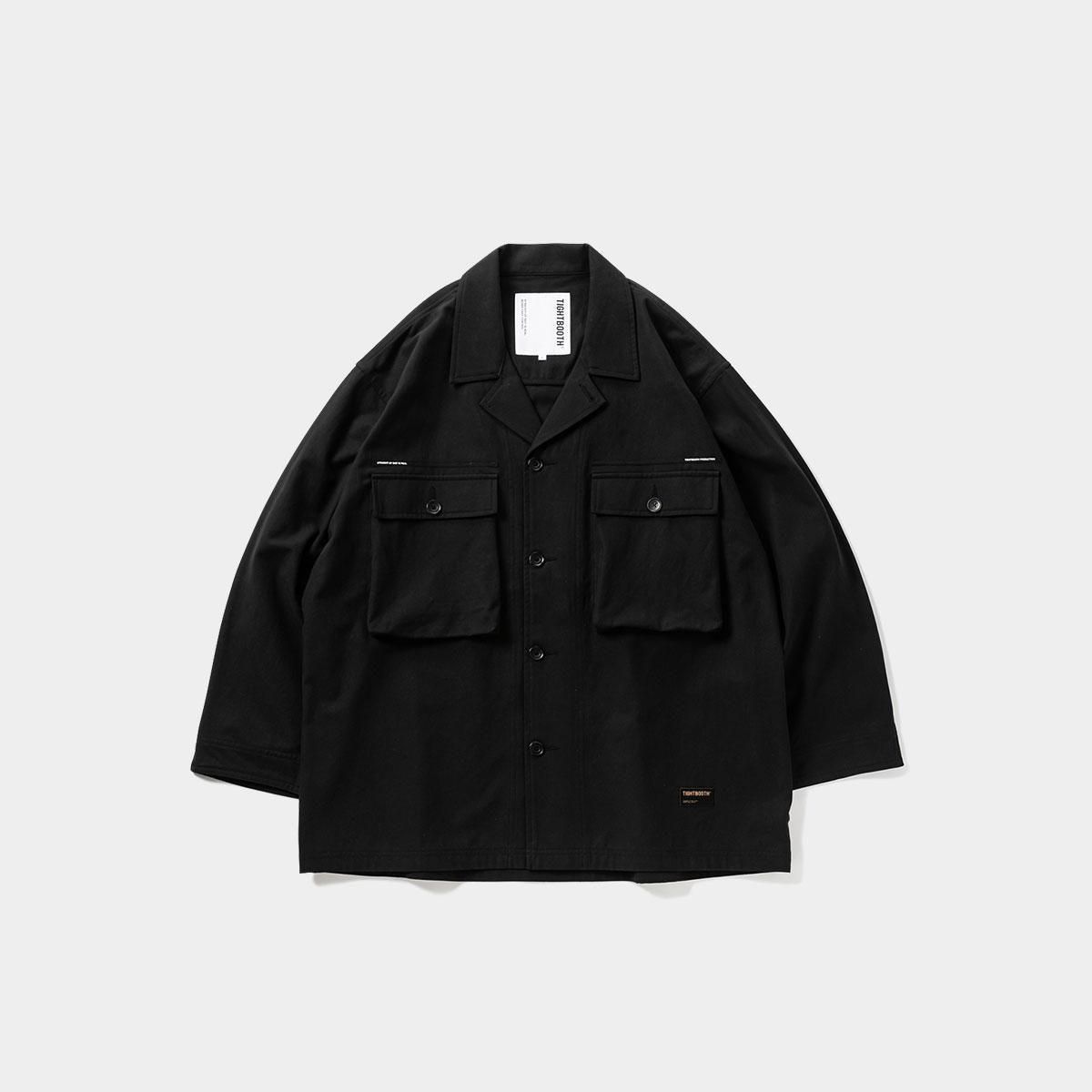 tightbooth LABEL LOGO BDU SHIRT サイズL TIGHTBOOTH - LABEL LOGO BDU SHIRT - SHRED