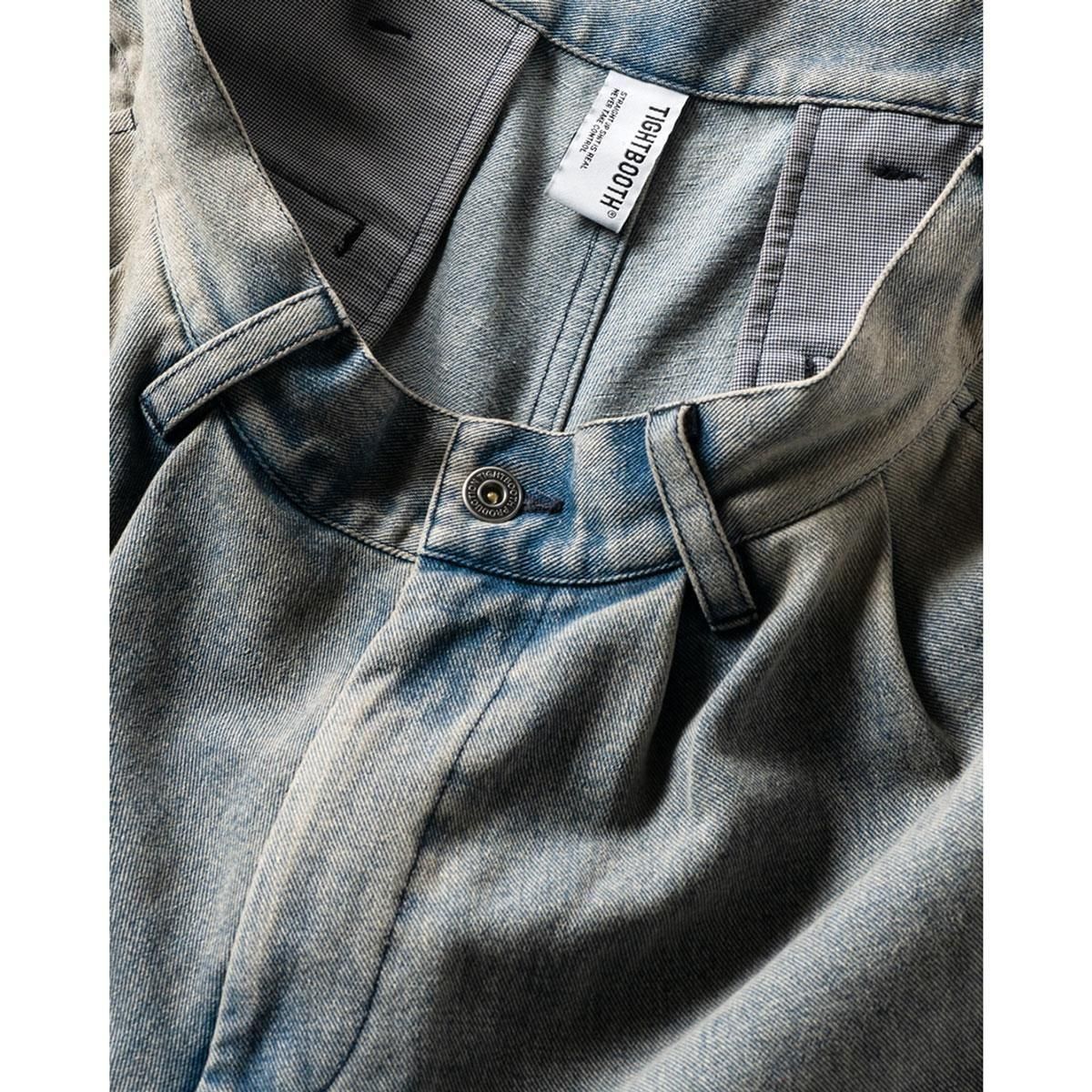 パンツ tightbooth denim pants TIGHTBOOTH/DENIM BALLOON PANTS（Light Blue）［デニムバルーン