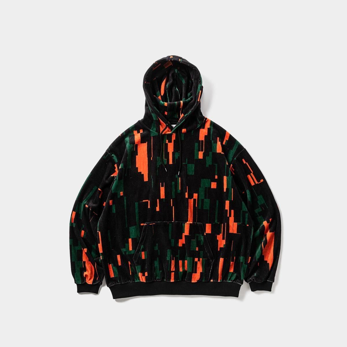 TIGHTBOOTH - NOISE VELOUR HOODIE - SHRED