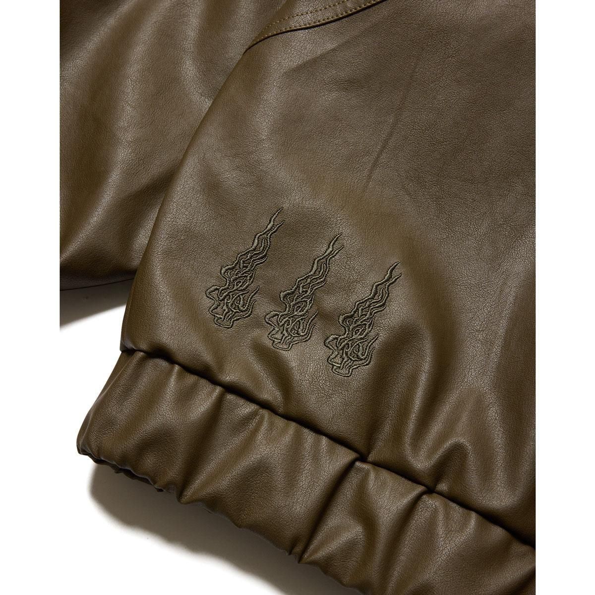 EVISEN - POSTMAN FAUX LEATHER JACKET - SHRED