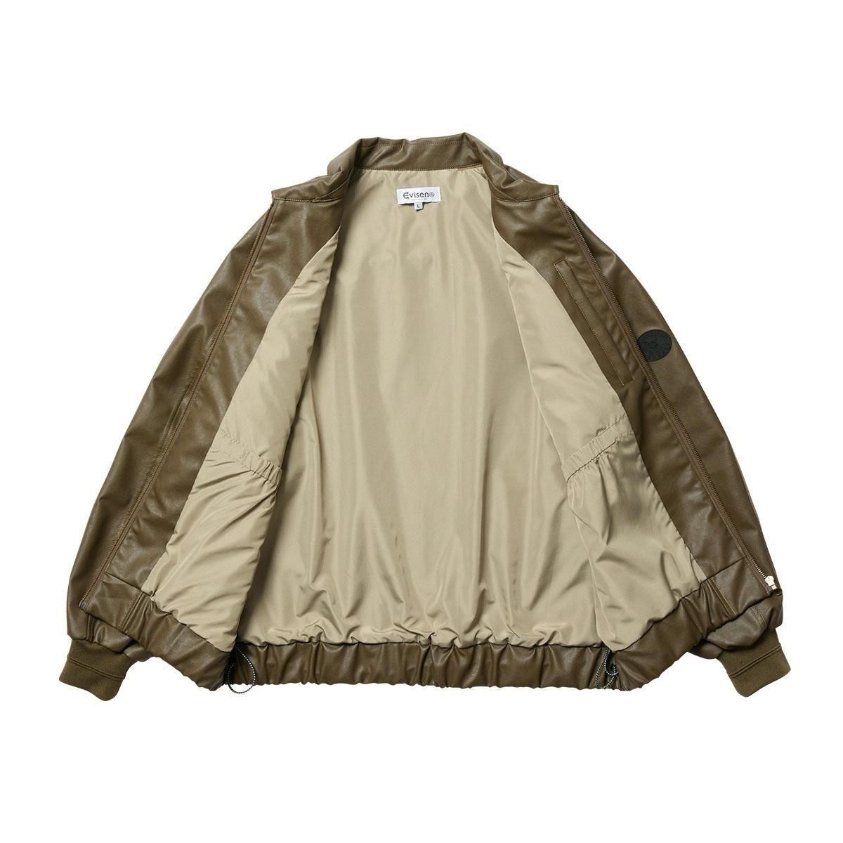 EVISEN - POSTMAN FAUX LEATHER JACKET - SHRED