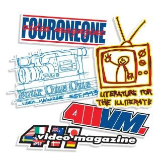 411VM - ASSORTED STICKER 5 PACK 