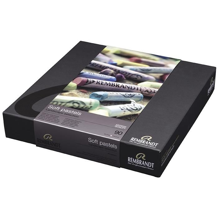 レンブラント ソフトパステル90色セット風景画用セット
