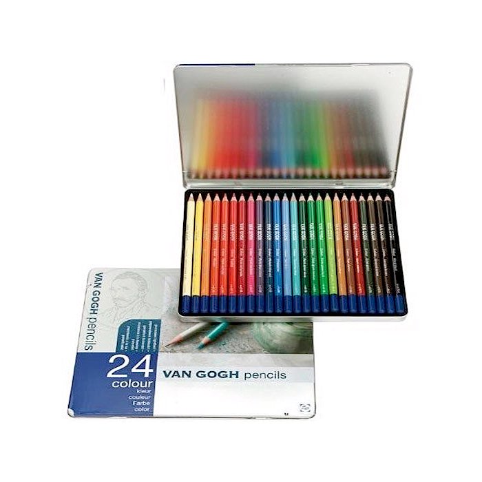 ヴァンゴッホ 色鉛筆 36色セット メタルケース入り T9773-0036 