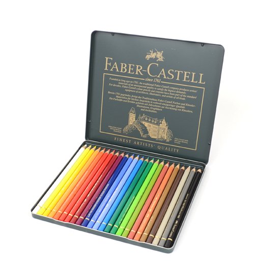 ファーバーカステルポリクロモス色鉛筆 24色セット - materie