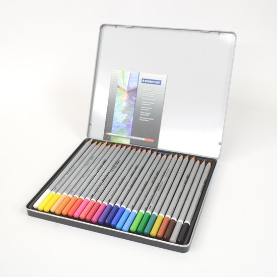 ステッドラー カラト アクェレル 水彩色鉛筆 48色 - アート用品