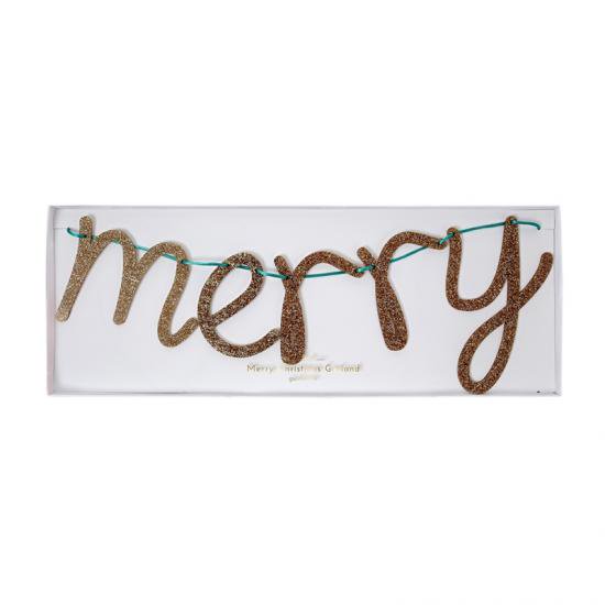 Meri Meri メリメリ アクリル製クリスマスガーランド Merry Christmas Garland Oiwai Labo Online Shop