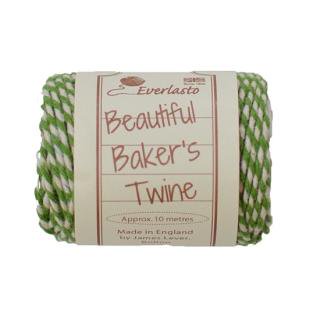 【Beautiful Baker's Twine】  コットン紐（よりひも・コード）　ライム　10m