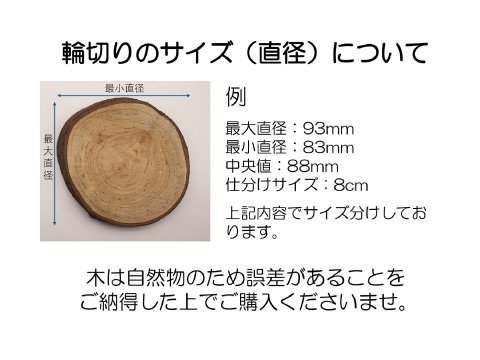 桜の木 節約 輪切り 燻製用に如何でしょうか