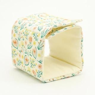 みたまさん専用バードテント 受注制作・Mサイズ】バードテント三角 /シンプル 綿麻 花柄