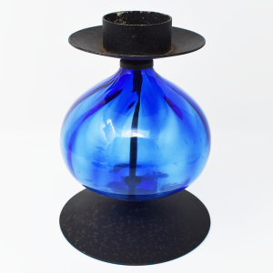Erik Hoglund / candle stand blue XL(エリック・ホグラン/キャンドルスタンド・ブルーXL) H18.5cm