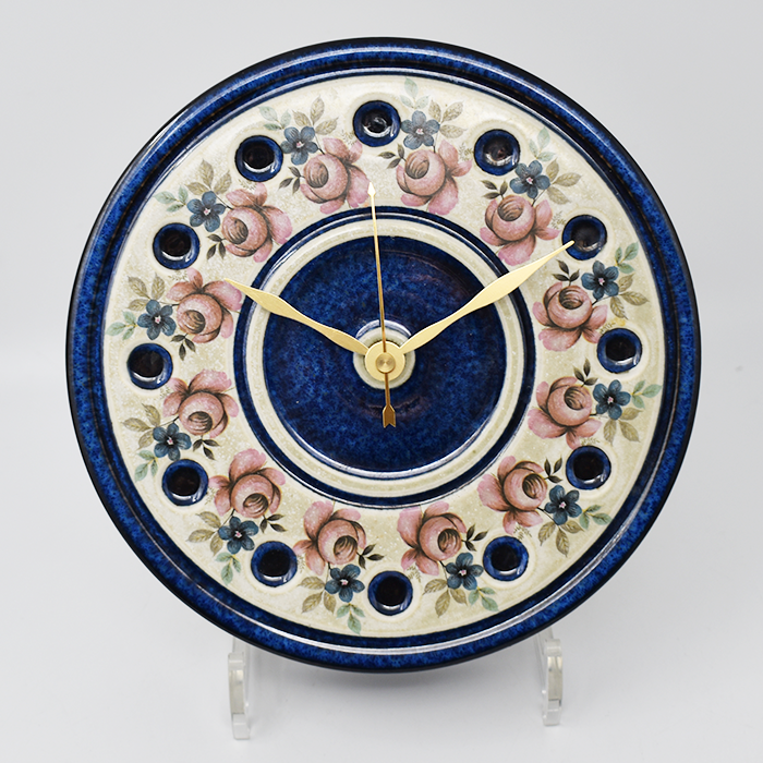 1965年1970年代Gustavsberg/グスタフスベリ　陶器の時計 サンデル　北欧ヴィンテージ
