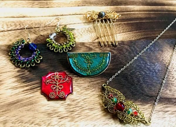 WireWorkShop - 山田命佳のワイヤーアクセサリー 教室 - WASABI-Elisi