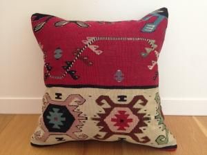  ᥤ åSarikoy Kilim Cushion - Vintage)