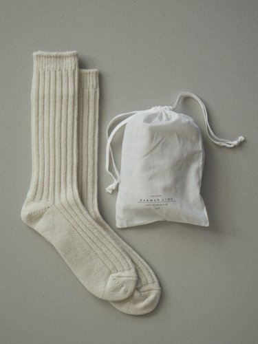 LIBRA / Wool × Thick × Room socks 24-26cm 