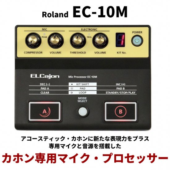 Roland (ローランド) カホン専用マイク・プロセッサー ELCajon Mic