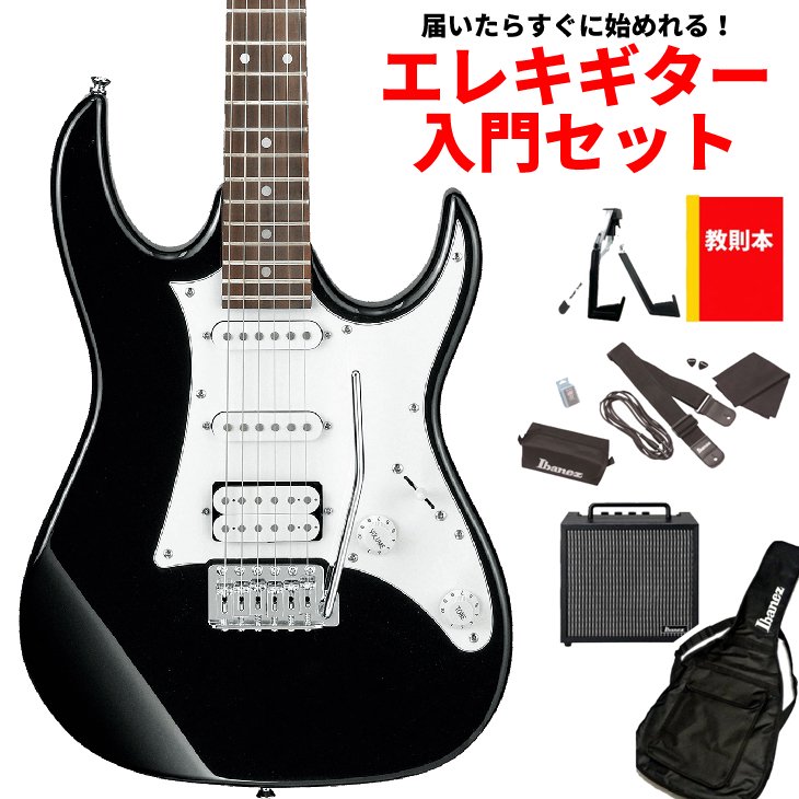 年末SALE  GRX40-TFB エレキギター　初心者向け　カバー付き　NIRVANA エレキギター