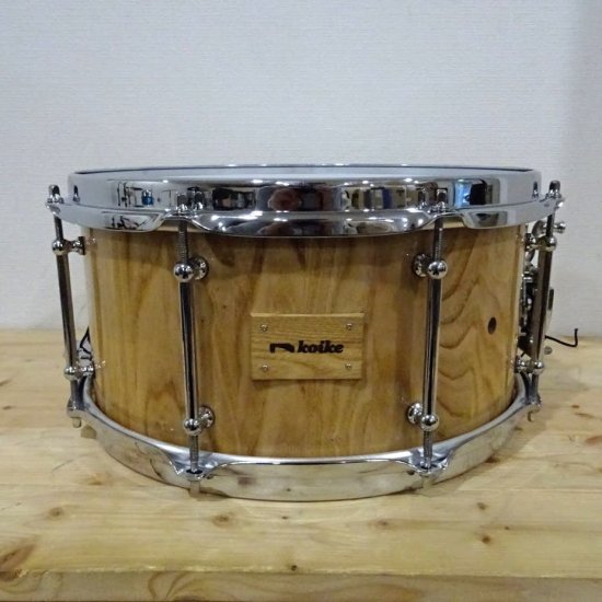 Koike Drums (コイケドラム) スネアドラム 栗の木 13”ｘ6.5” - シライ