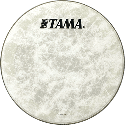 Tama タマ バスドラムフロントヘッド 18 ファイバースキン パワーストローク3 Tamaロゴ黒 Rf18bmst シライミュージック