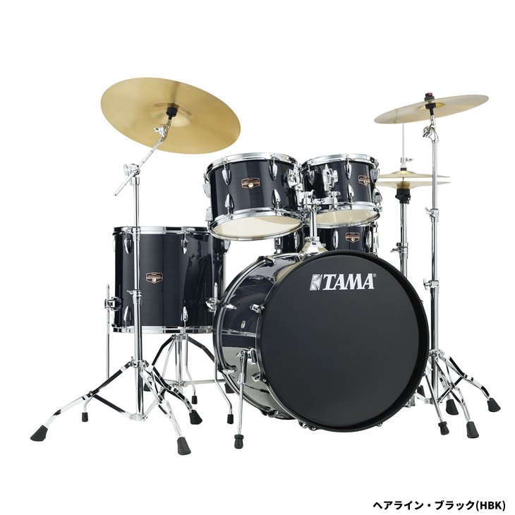 【シライミュージック限定！2大特典付き】TAMA (タマ) ドラムセット インペリアルスター 22”バスドラムキット シンバル付きセット  IP52H6RC - シライミュージック