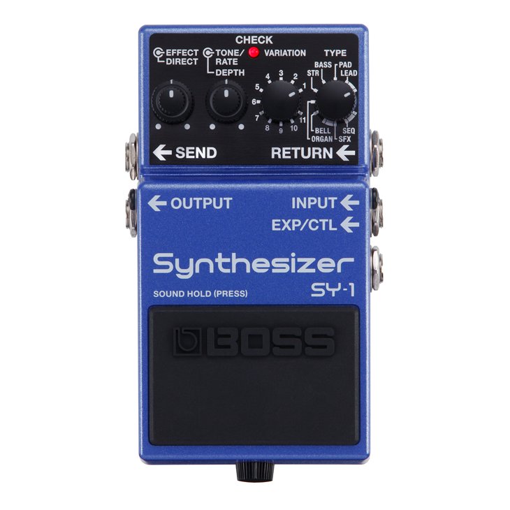 【送料無料】　BOSS　シンセサイザー　シライミュージック　Synthesizer　SY-1　(ボス)　コンパクト・シリーズ