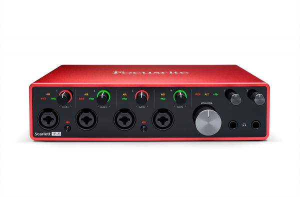 Focusrite（フォーカスライト）オーディオインターフェイス Scarlett