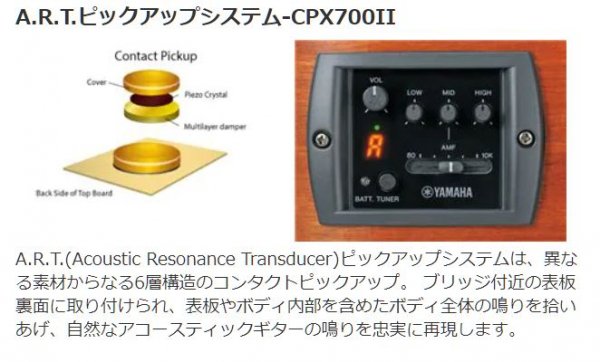 YAMAHA (ヤマハ) CPXシリーズ エレクトリックアコースティックギター