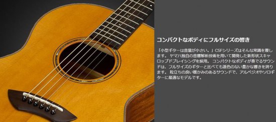 YAMAHA (ヤマハ) CSFシリーズ アコースティックギター (TBL:トランス