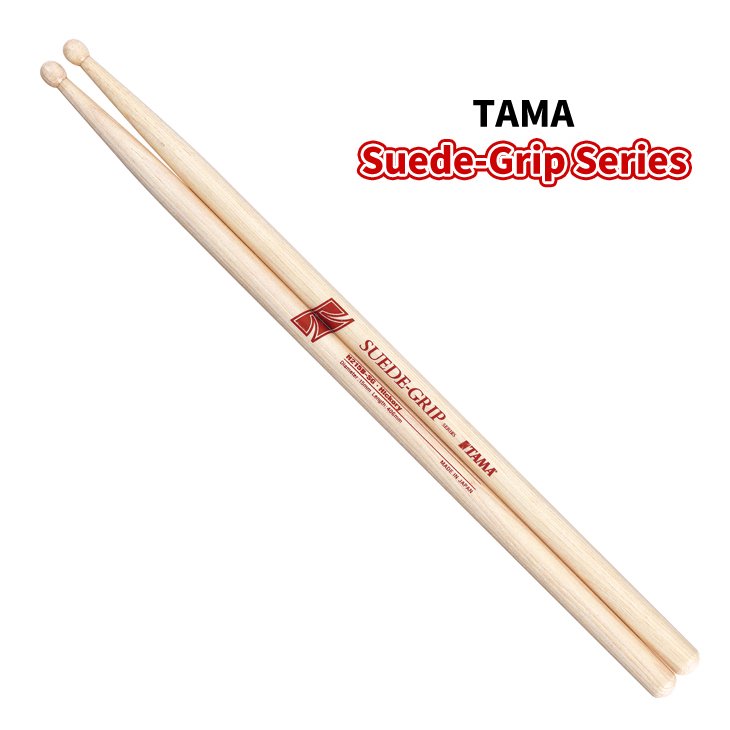 TAMA (タマ) ドラムスティック ヒッコリー 15.0mm x 406mm Suede-Grip 